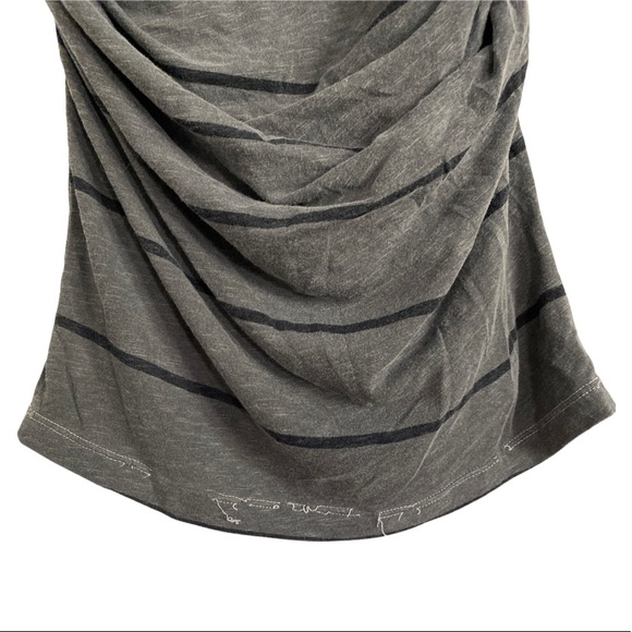 Sundry Ruched Striped Dress - Picture 8 of 9